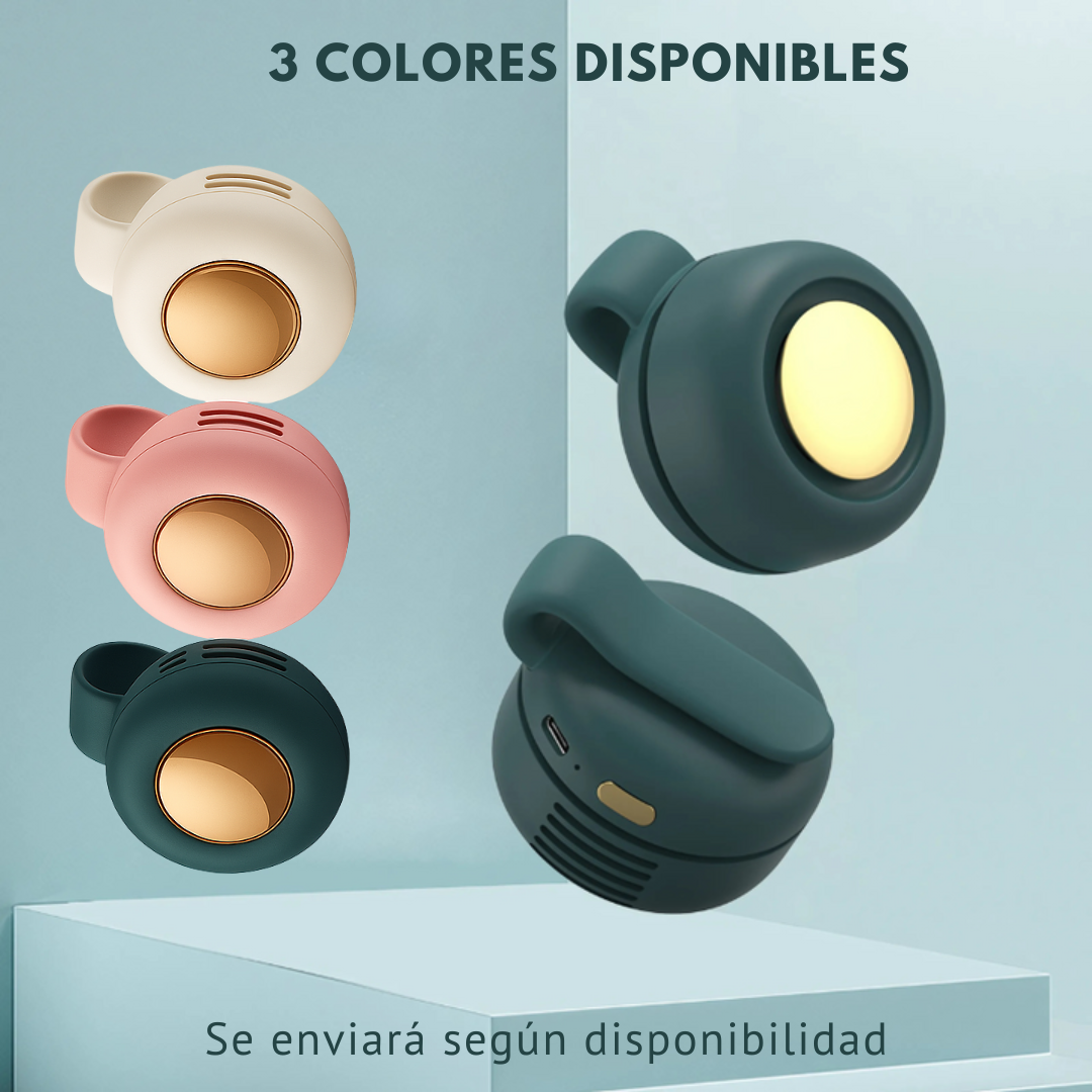 Ventilador Portátil con Clip que Te Mantiene Fresco Todo el Día - ¡50% OFF Solo por HOY!