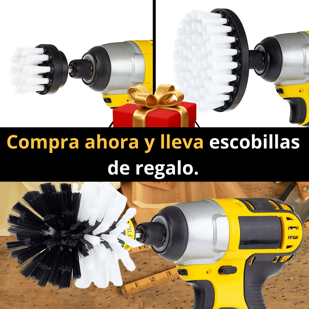Taladro Percutor inalámbrico DEVVALT 48V - El taladro profesional que perfora TODO + 2 baterías + accesorios + REGALO 🔥50% de descuento.