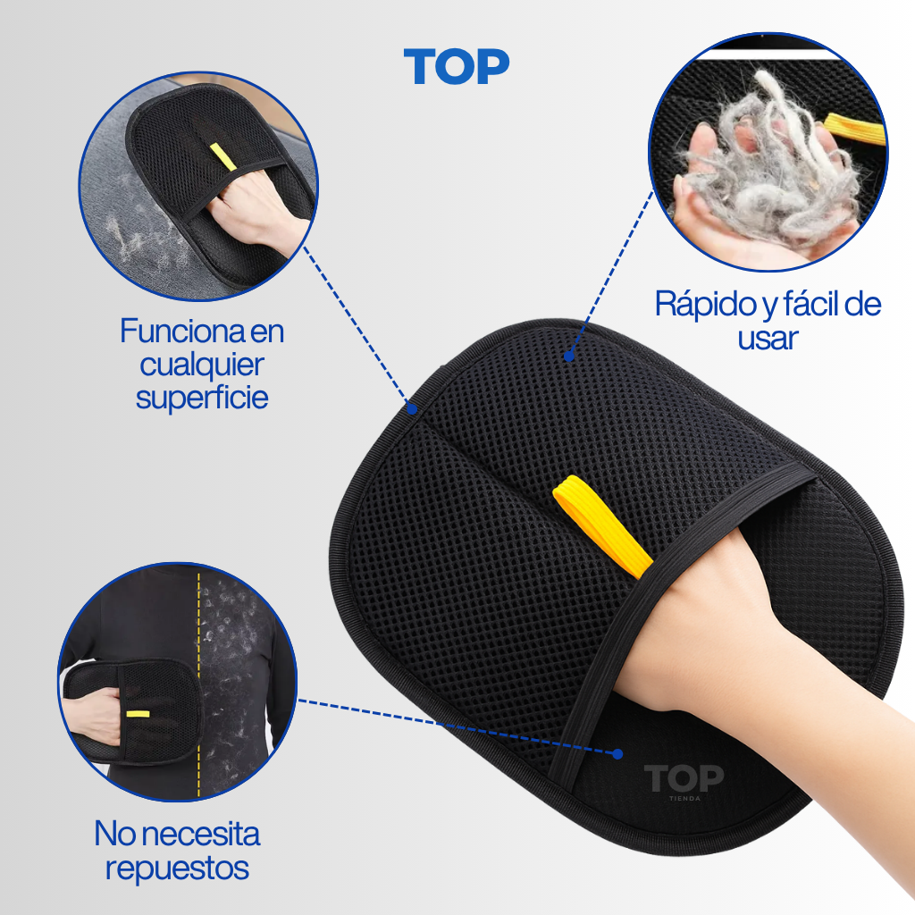 Guante Electrostático quita pelos™ - No más pelos en tu ropa - ¡Precio de lanzamiento con 50% OFF!
